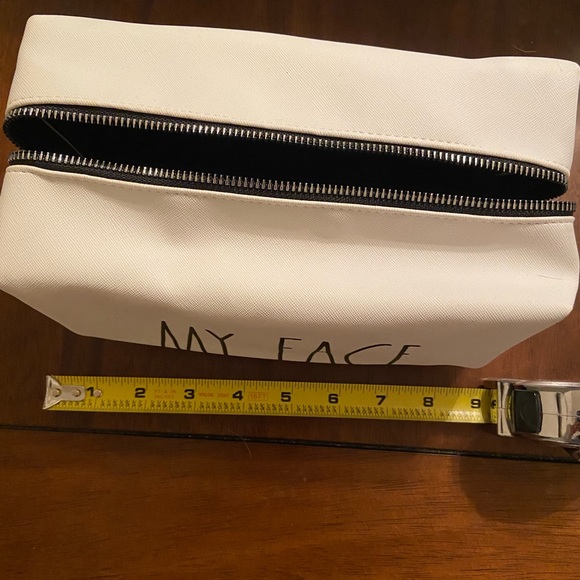 Rae Dunn Zippered Makeup Bag - Large “My Face” - Picture 3 of 5